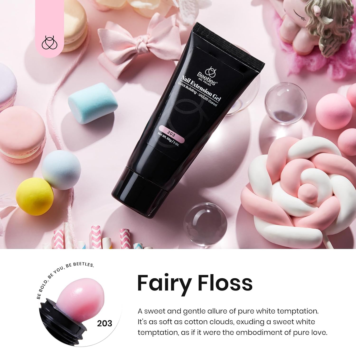 Fairy Floss | BabyPink Poly Gel 2OZ/60g