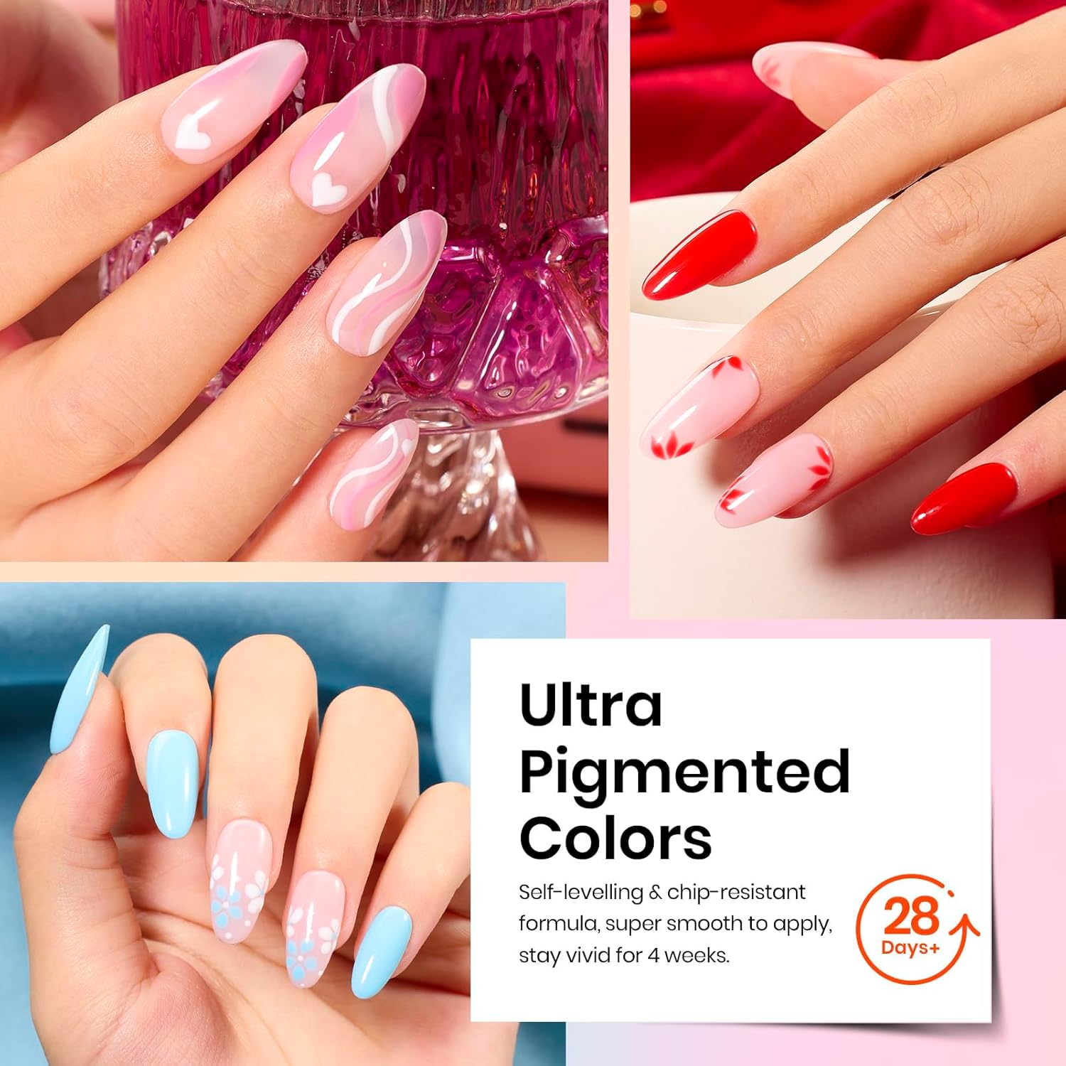 Vibrant Subtle - 20 Colors Gel Nail Polish Set