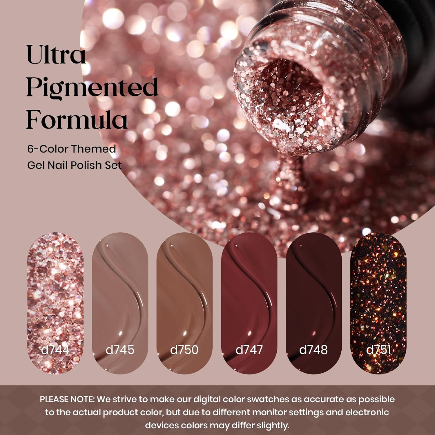 Academia Aesthetic | Gel Polish 6 Colors Set