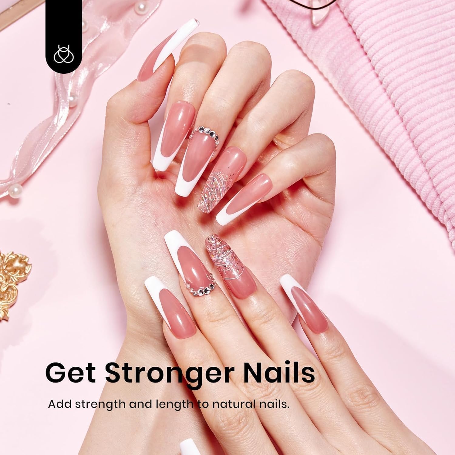 Nude Pink-6 Colors Builder Nail Gel Set
