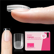 Beetles Short Square Tipex Nail Tips|192pcs