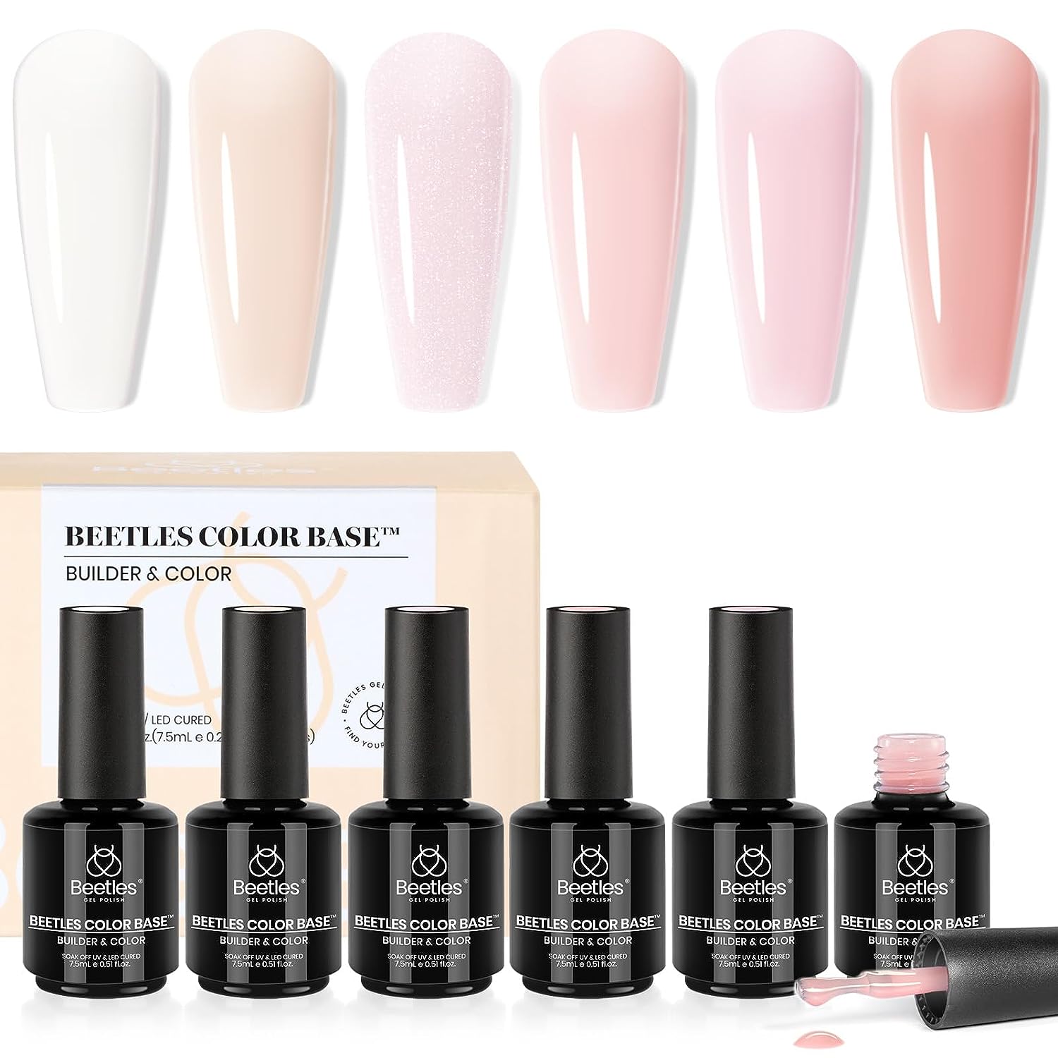 Porcelain Doll Pink | Gel Polish 6 Colors Set