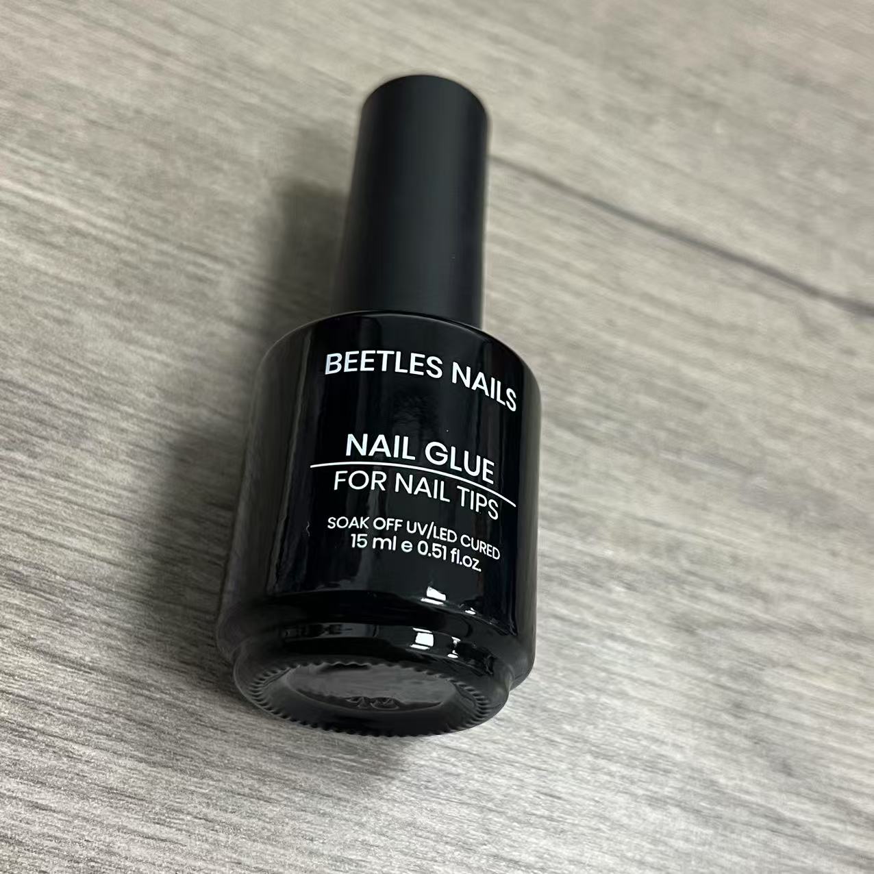 Beetles Nail 9 in 1 Nail Glue Gel for Nail Tips and Clear Acrylic Nails Long Lasting, Curing Needed UV Extension Glue for False Nail Tips and Press on Nails