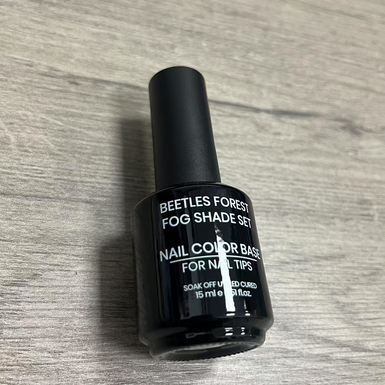 Beetles Forest Fog Shade Set Color Base Gel Nail Polish, 1pcs 15ml Rubber Base Builder Neutral Nude Gel Base Coat Warm Jade Nail Polish, Base Coat Nail Strengthener Soak Off UV LED light Needed