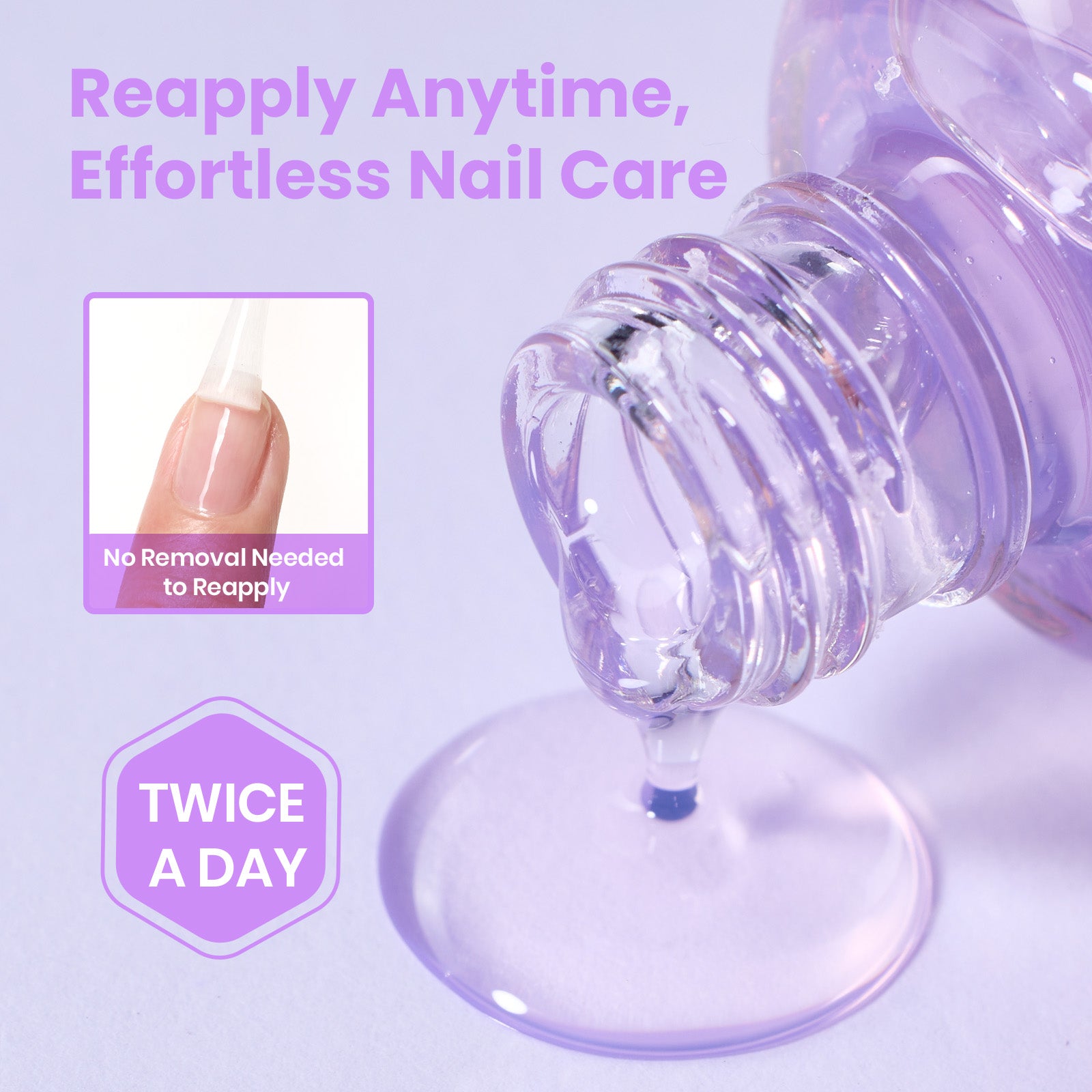 Beetles Stay Shining Grape Nail Strengthener 15ml