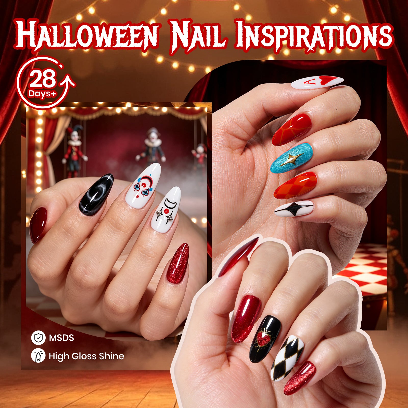 Ghostly Circus - Beetles Halloween  8 Colors Gel Nail Polish Set 2026 Limited Edition Gift Box