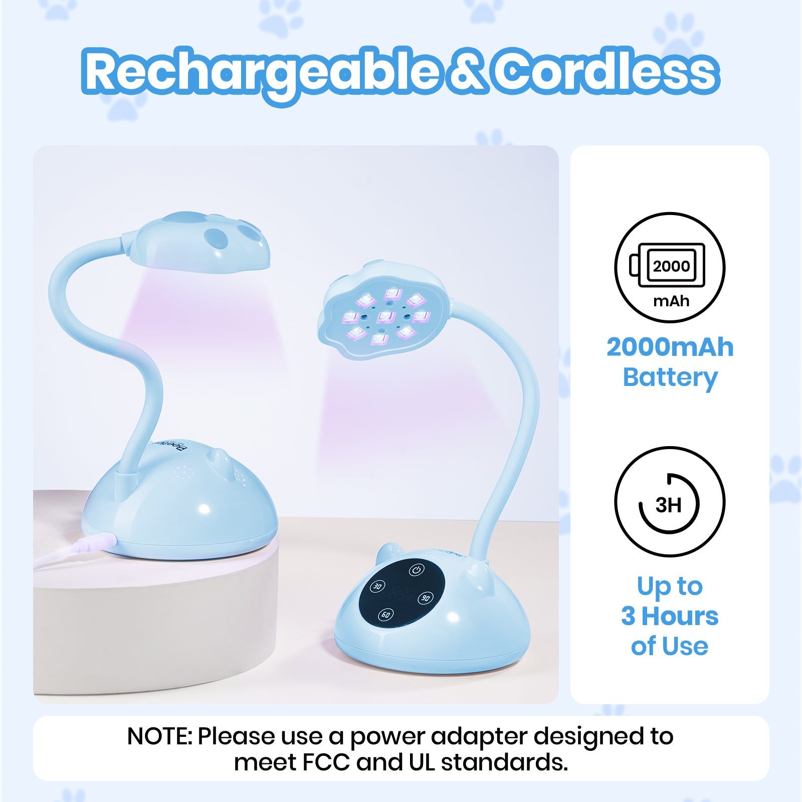 Beetles Stay Shining Meowgic BluePurr Nail Lamp