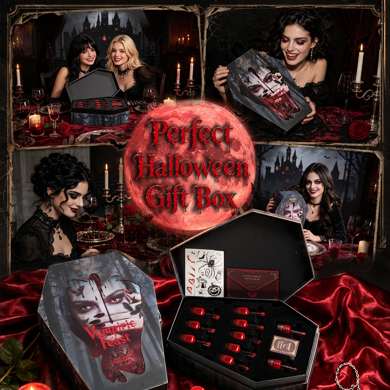 Vampiric Feast - Beetles Halloween HEMA-Free & TPO-Free Nail Kit
