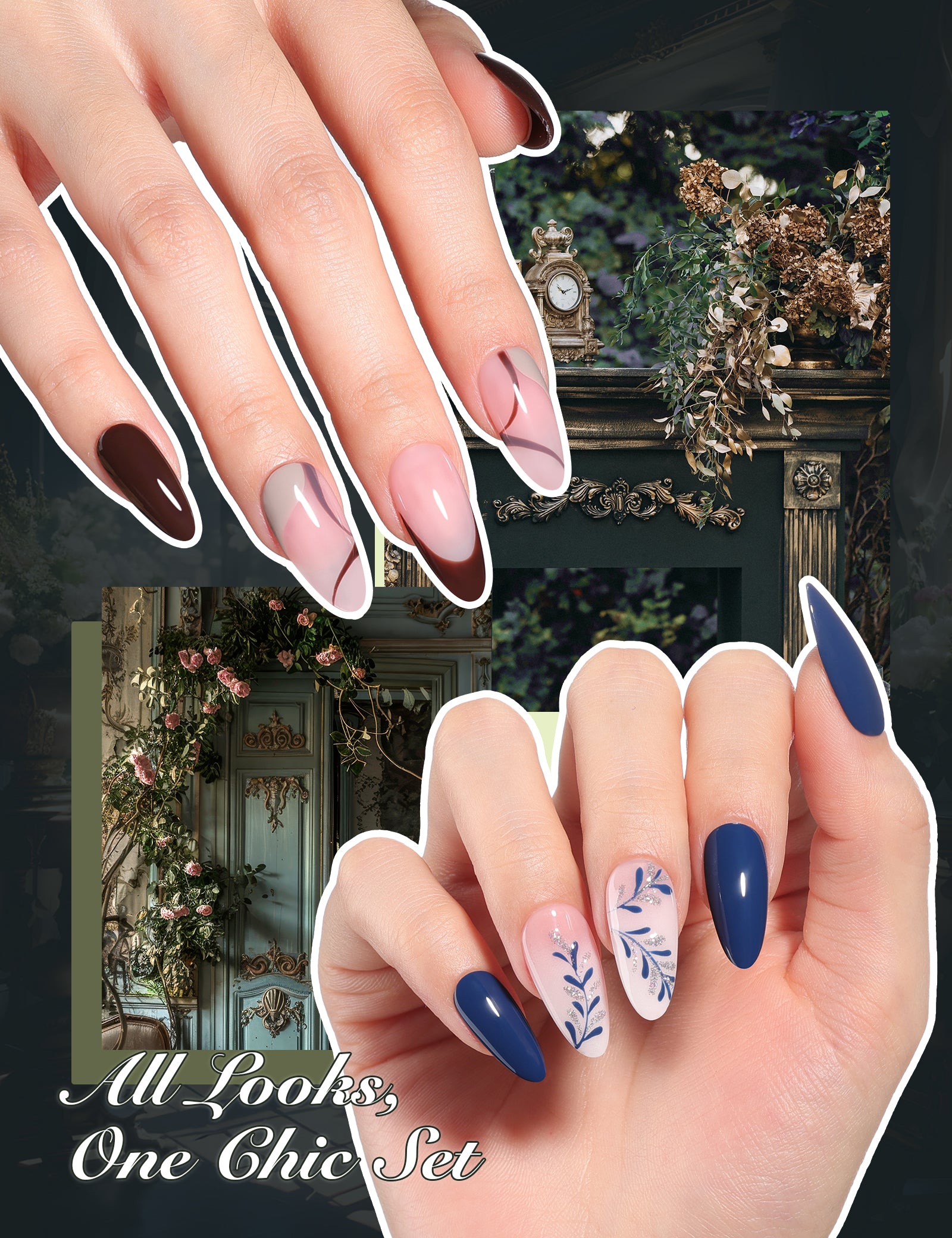 Beetles Stay Shining Midnight Garden HEMA Free TPO Free  Gel Polish Box 30 Colors 15ml