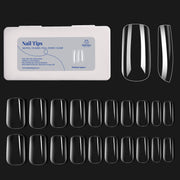 Medium Square Pre-shaped Nail Gelly Tips-500pcs #060