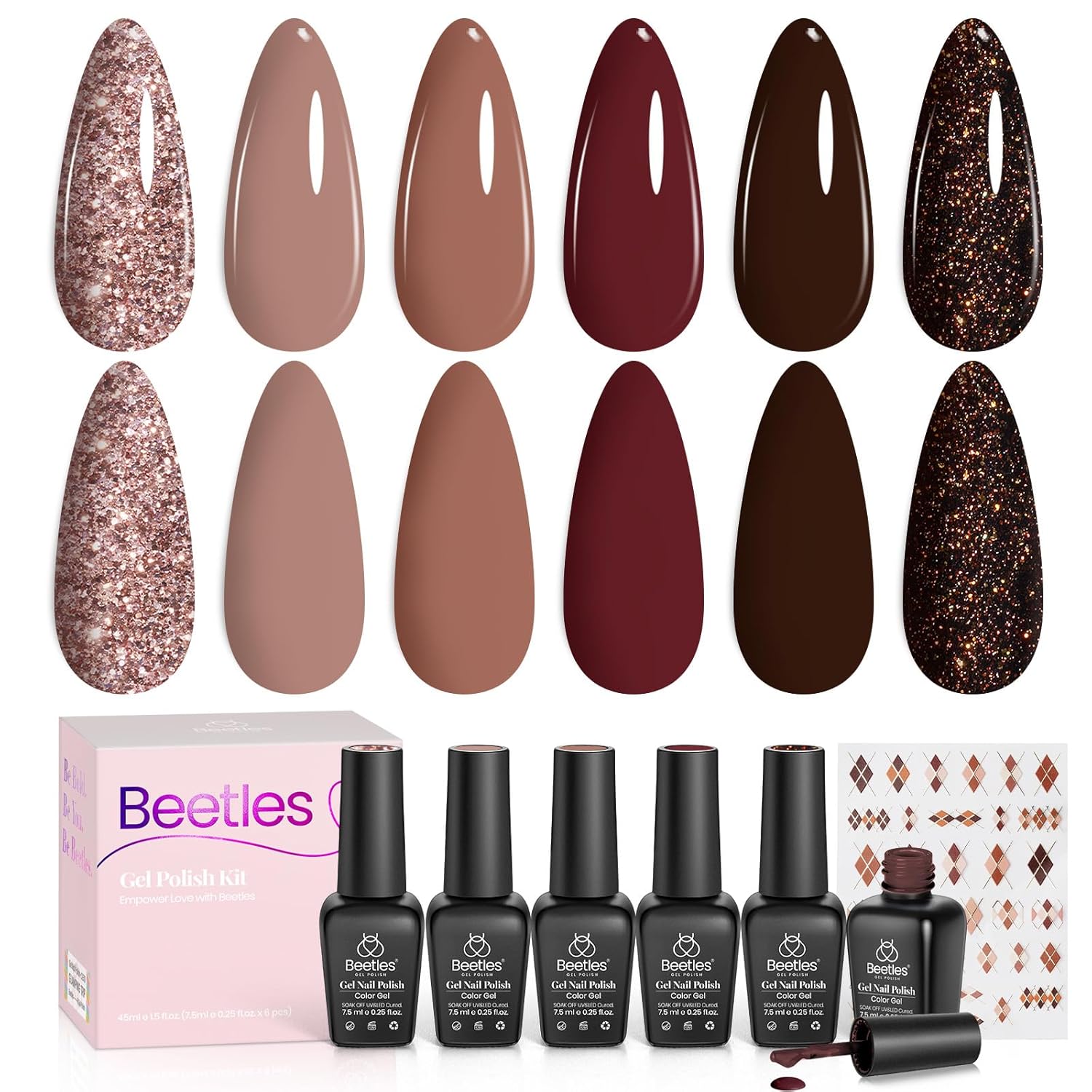 Academia Aesthetic | Gel Polish 6 Colors Set