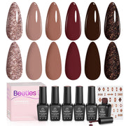 Academia Aesthetic | Gel Polish 6 Colors Set