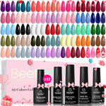 Fingertip Palette - 32 Gel Colors Set with Top and Base Coat (5ml/Each)