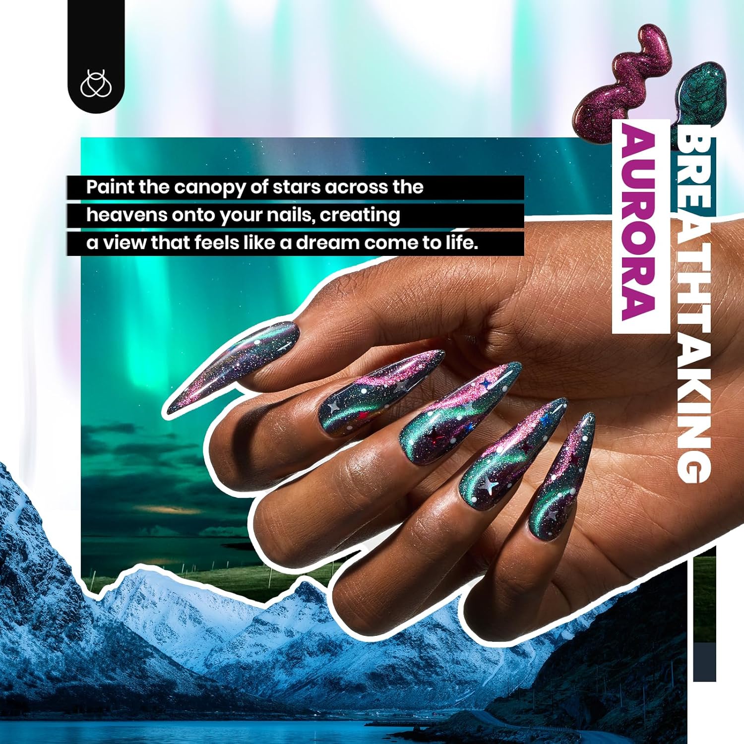 Travel Diary | 36 Nail Gel Polish Colors with Base Top Coat and Gift Box- 5ml/Each Gel Colors