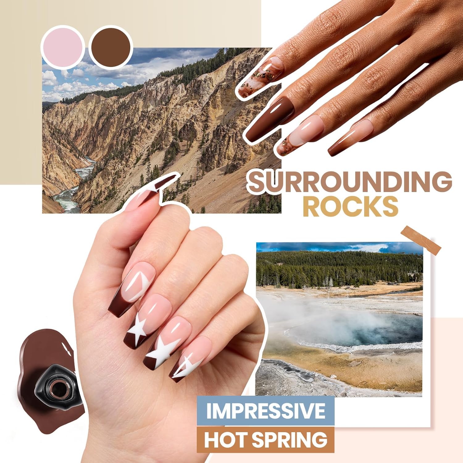 Mystic Wonderland Kit: 45 Colors Nail All in one Starter Kit (total 68pcs)