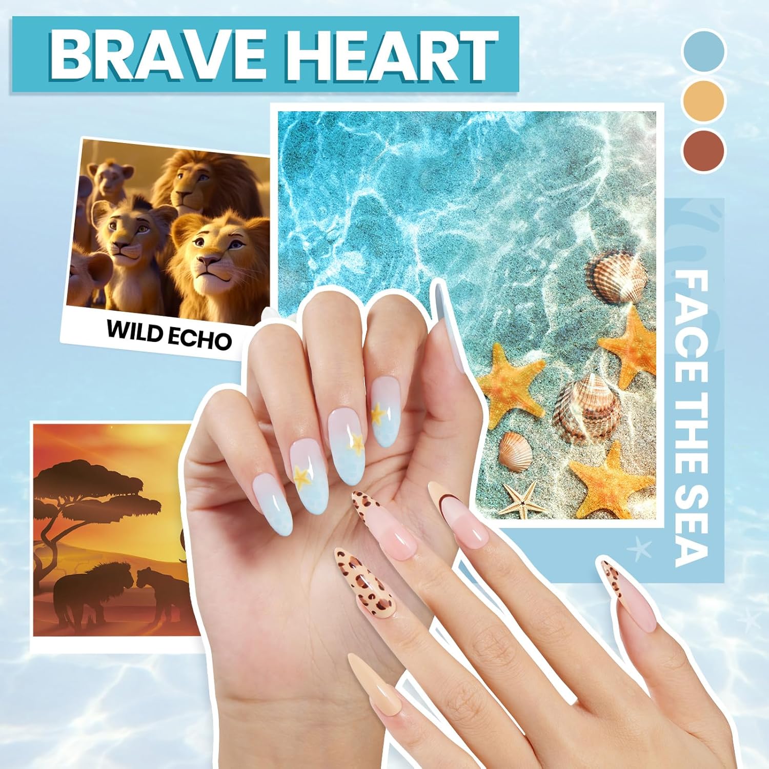 Fairytale Town: Total 68pcs 35 Gel Nail All in one Starter Kit