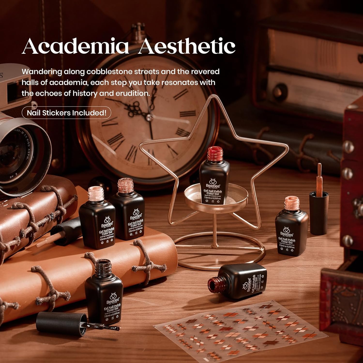 Academia Aesthetic | Gel Polish 6 Colors Set
