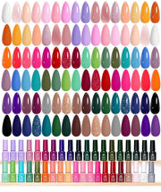 Beetles Gel Nail Starter Kit Seasons Variation 48 Colors Glitter All-in-One Mani Set