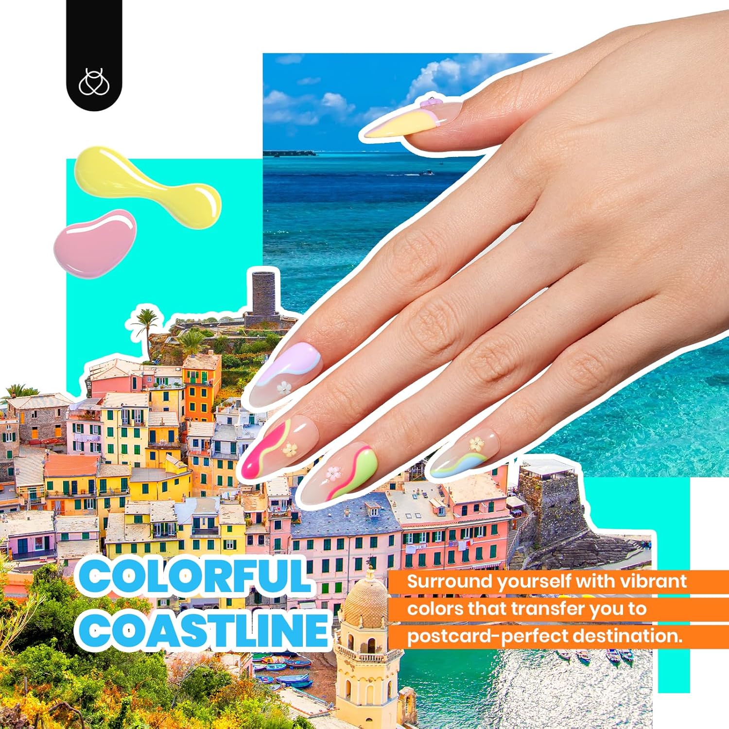 Travel Diary | 36 Nail Gel Polish Colors with Base Top Coat and Gift Box- 5ml/Each Gel Colors