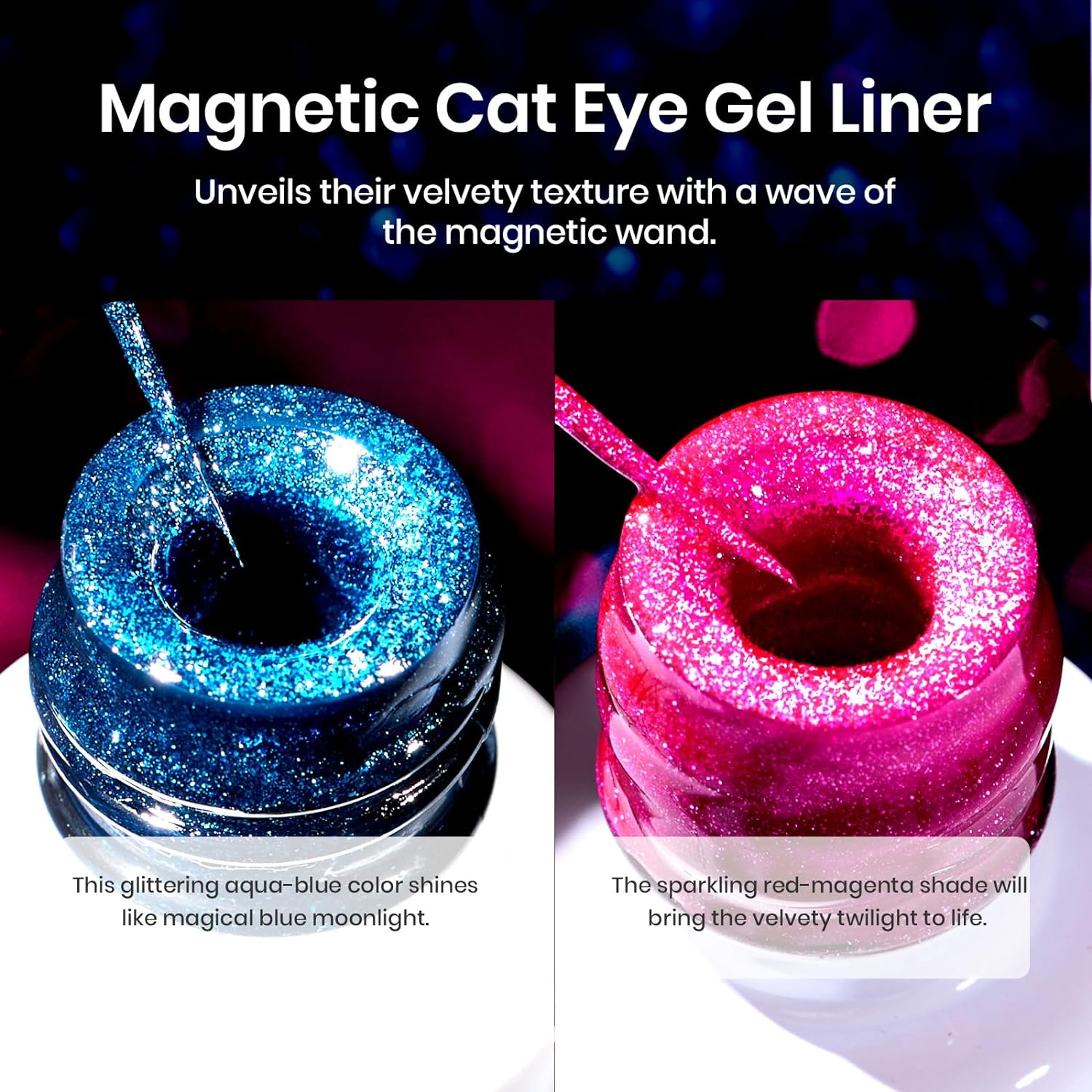 Velvet Nightscape - Nail Art Gel Liner Set