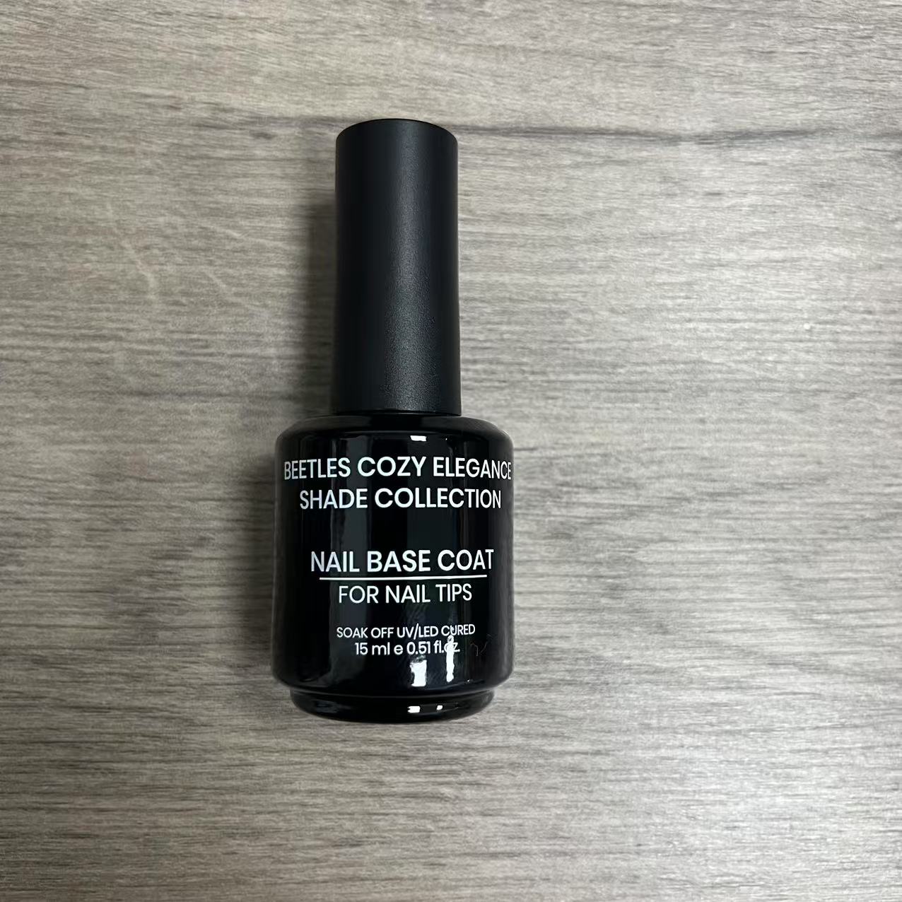 Beetles Cozy Elegance Shade Collection No Wipe Base Coat,15ml for Gel Nail Polish Soak Off LED Nail Lamp Gel Base Coat Upgraded Formula Long-Lasting DIY Home and Nail Salon
