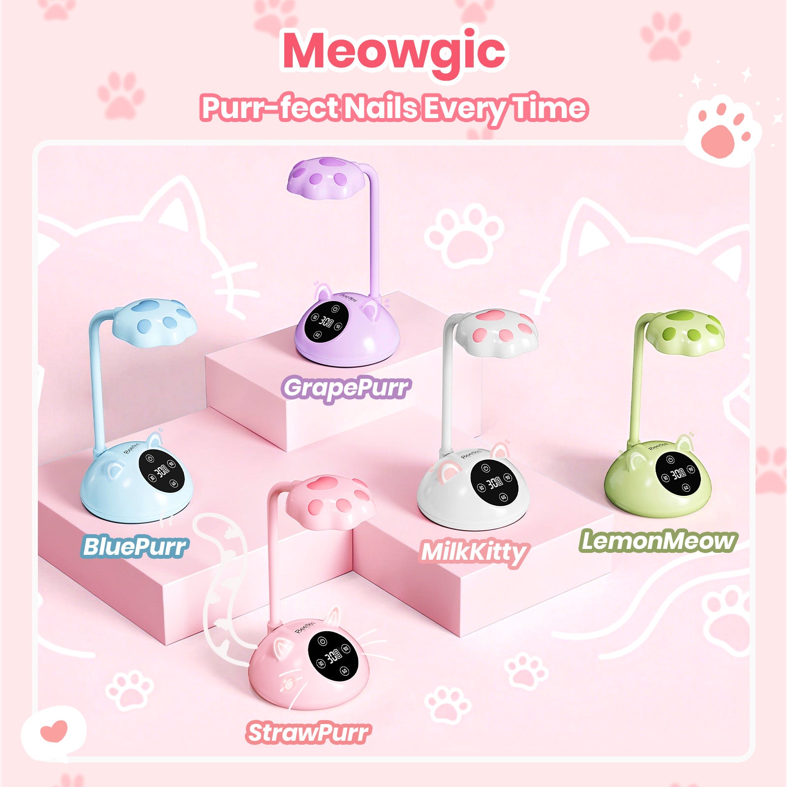 Beetles Stay Shining Meowgic StrawPurr Nail Lamp