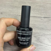Beetles Cozy Elegance Shade Collection No Wipe Base Coat,15ml for Gel Nail Polish Soak Off LED Nail Lamp Gel Base Coat Upgraded Formula Long-Lasting DIY Home and Nail Salon