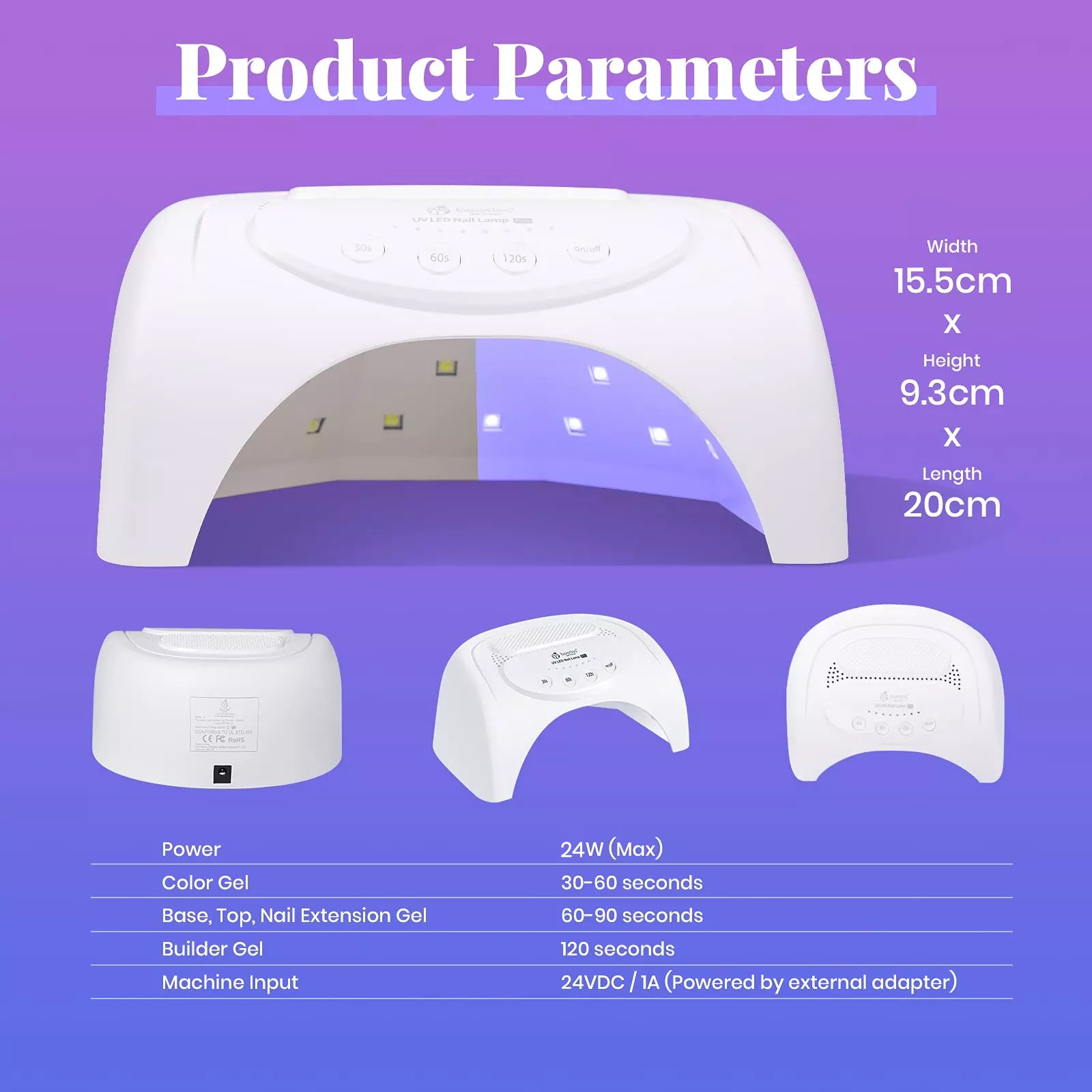 UV Led Nail Lamp Gel Nail Dryer