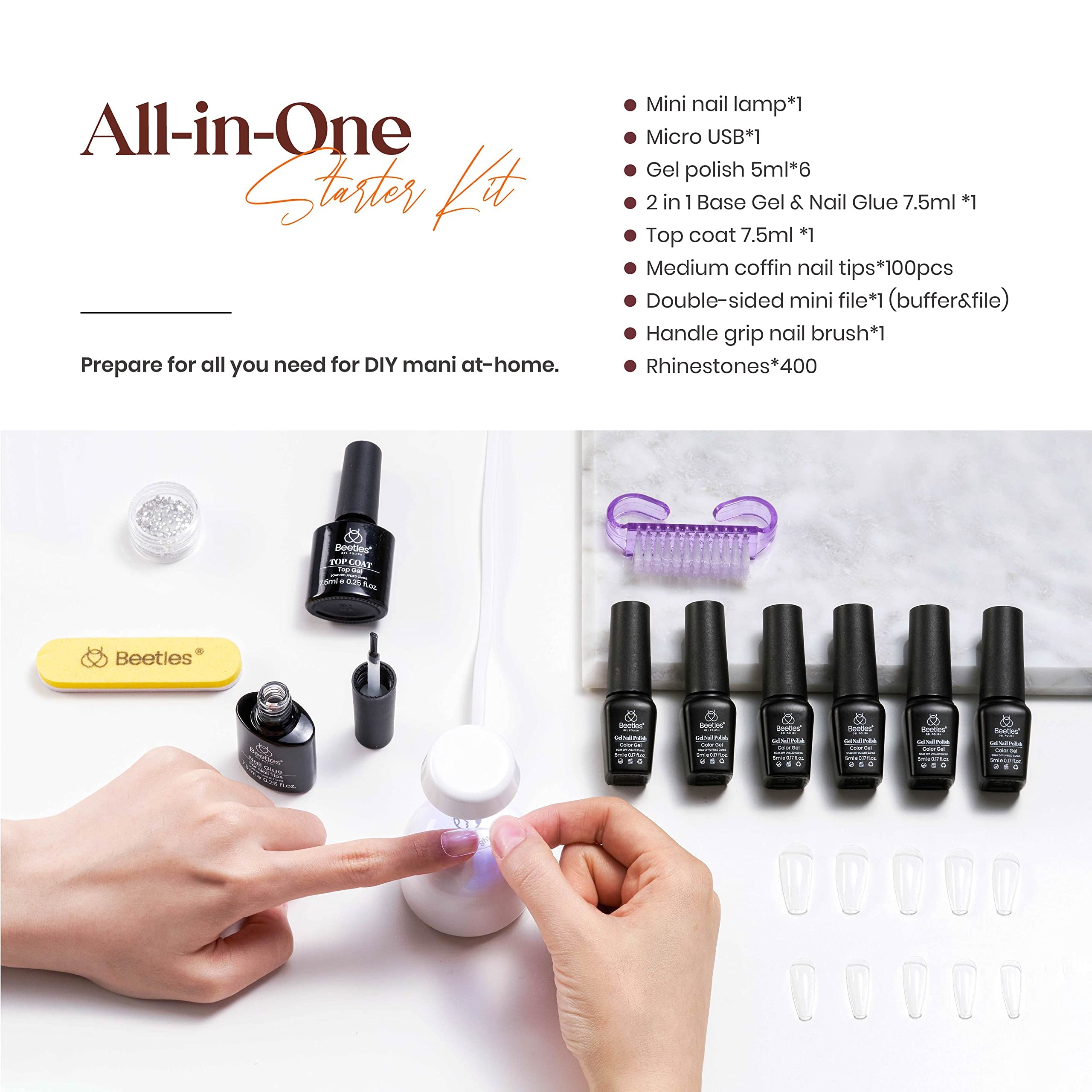 Nude Neutral | Portable 6 Colors All-in-One Starter Kit #093