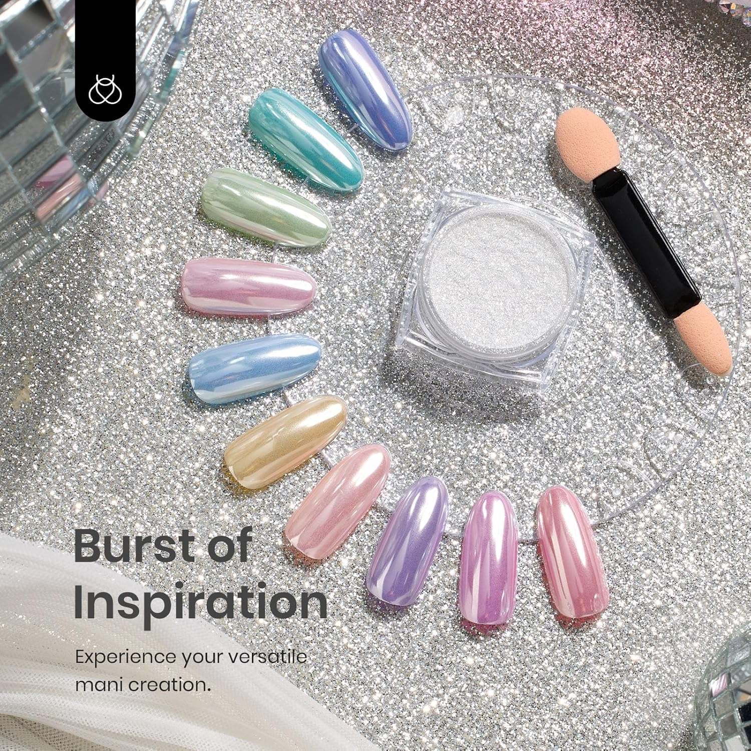 White Pearl  - Chrome Nail Powder