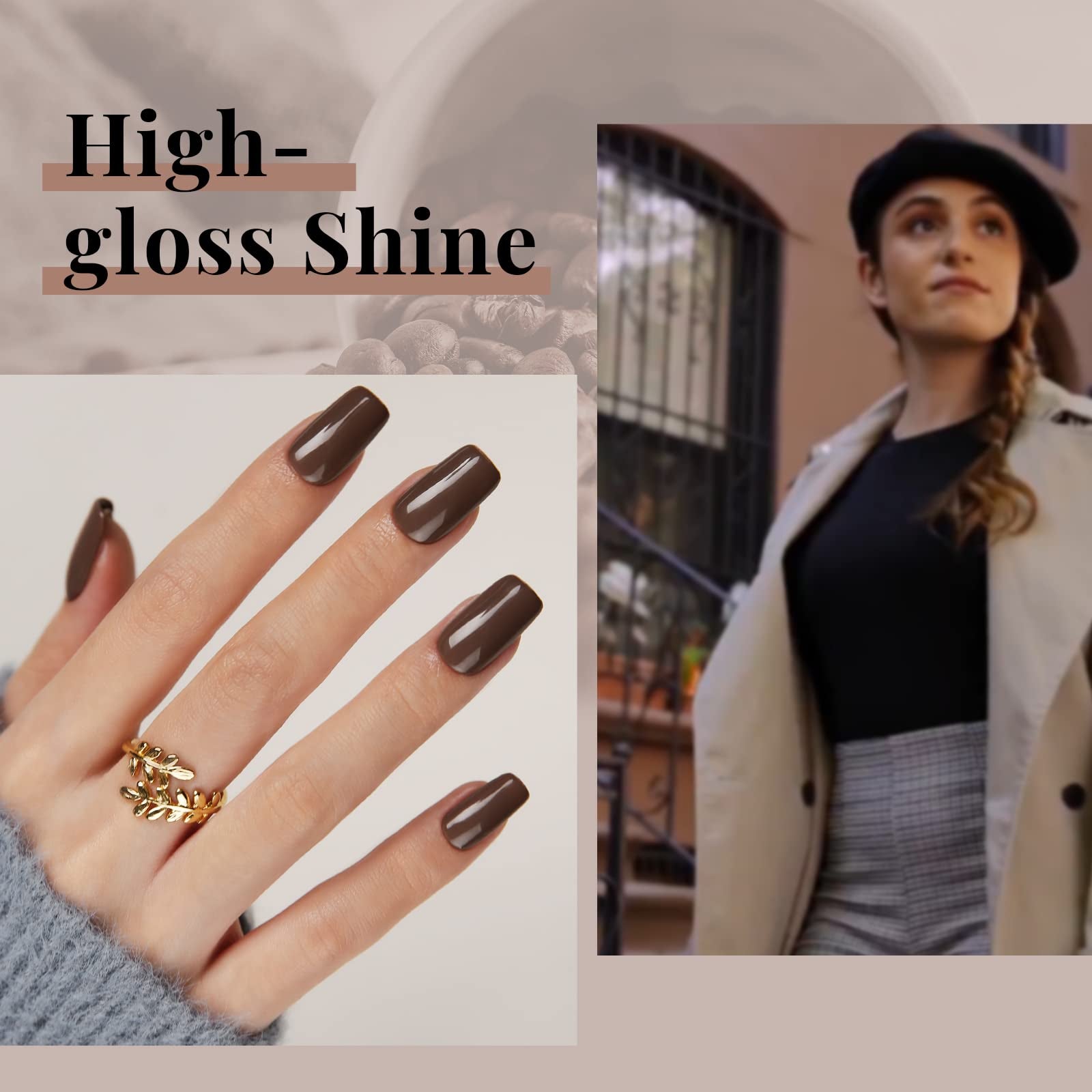 Gray Brown #b277 | 15ml Gel Polish