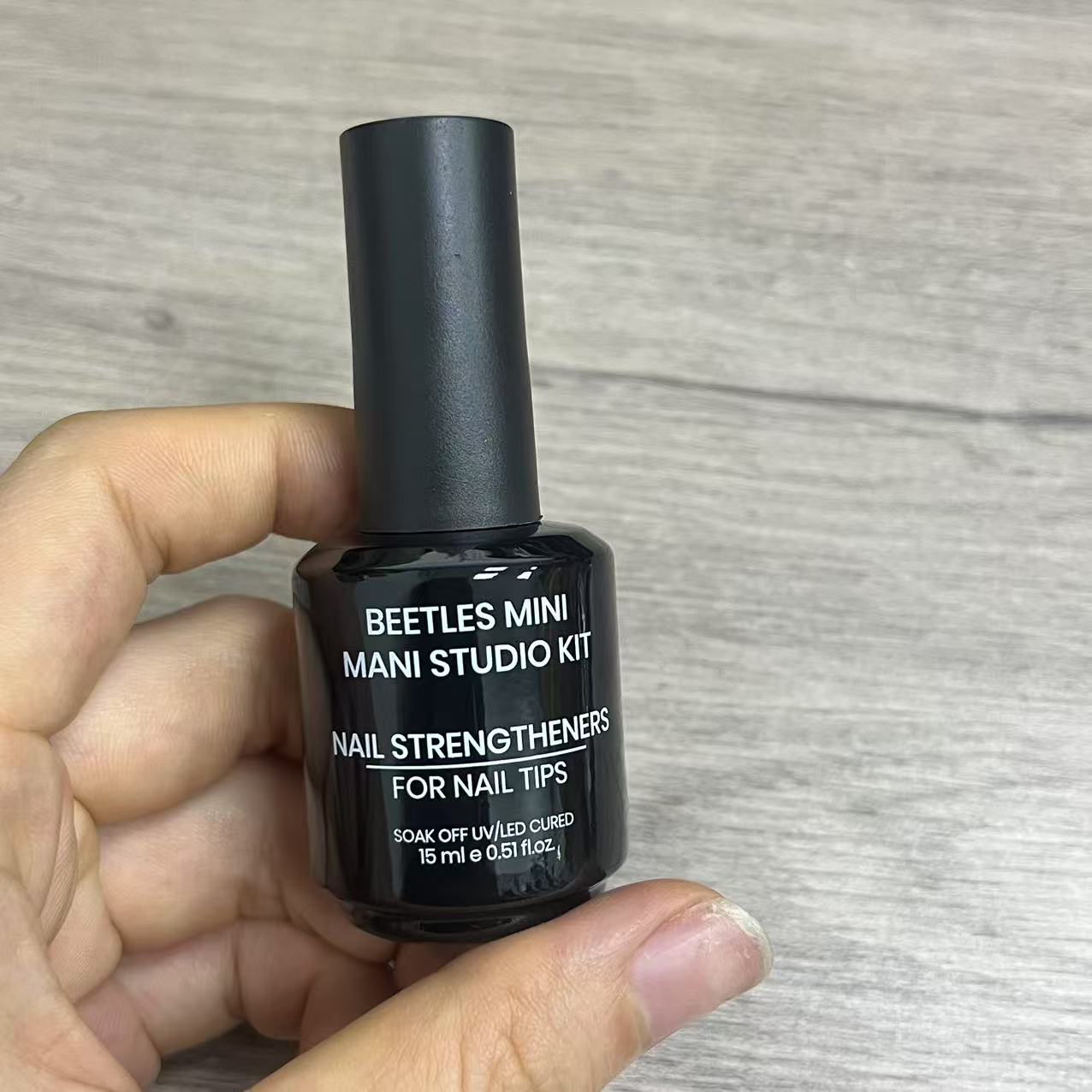 Beetles Mini Mani Studio Kit Nail Strengthener Nail Concealer Air Fast Dry Natural Nail Hardener and Growth Treatment for Thin Damaged Nails Imperfection Masking Gifts for Women