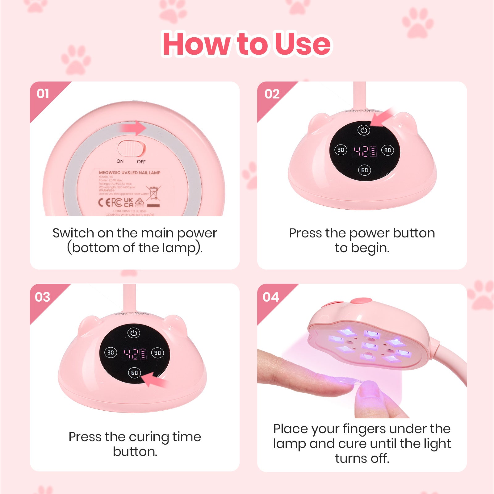 Beetles Stay Shining Meowgic StrawPurr Nail Lamp