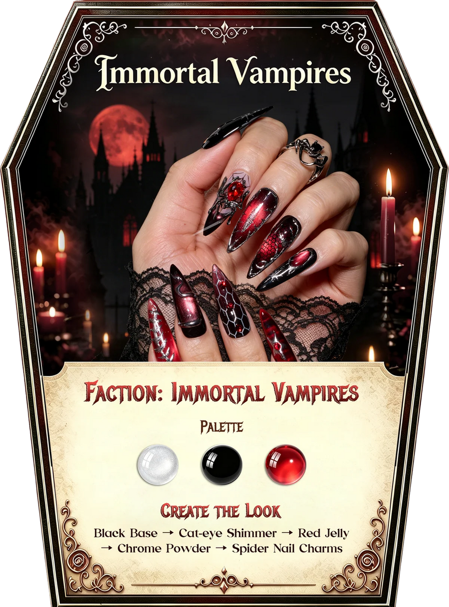 2026 Halloween Nail Trends: Vampirecore Nails Are Taking Over This Spooky Season