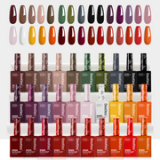 (Each 15ml) Amber Frost- Beetles 30 Colors HEMA Free Fall Winter Nails Gel Polish Set
