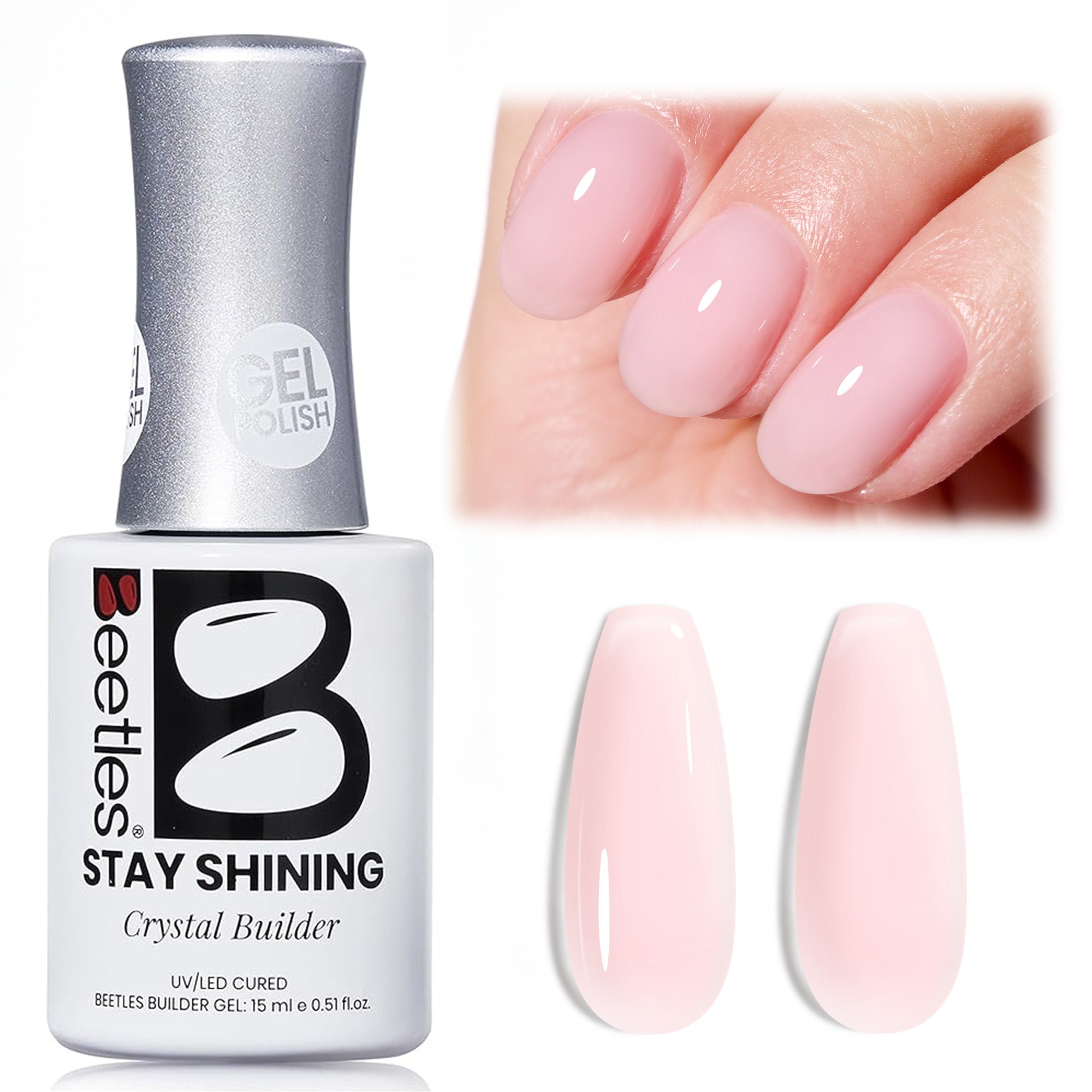 Beetles Stay Shining Builder Gel HEMA Free & TPO Free 15ml