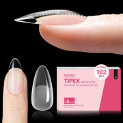 Beetles Almond Medium Tipex Nail Tips | 192 pcs