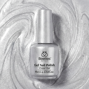 Lunar Gleam Cat Eye - 15ml Gel Polish Silver Nail Colors