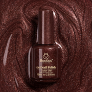 Cinnamon Girl Nails - 15ML Fall Brown Velvet Cat Eye Magnetic Glitter Gel Nail Polish