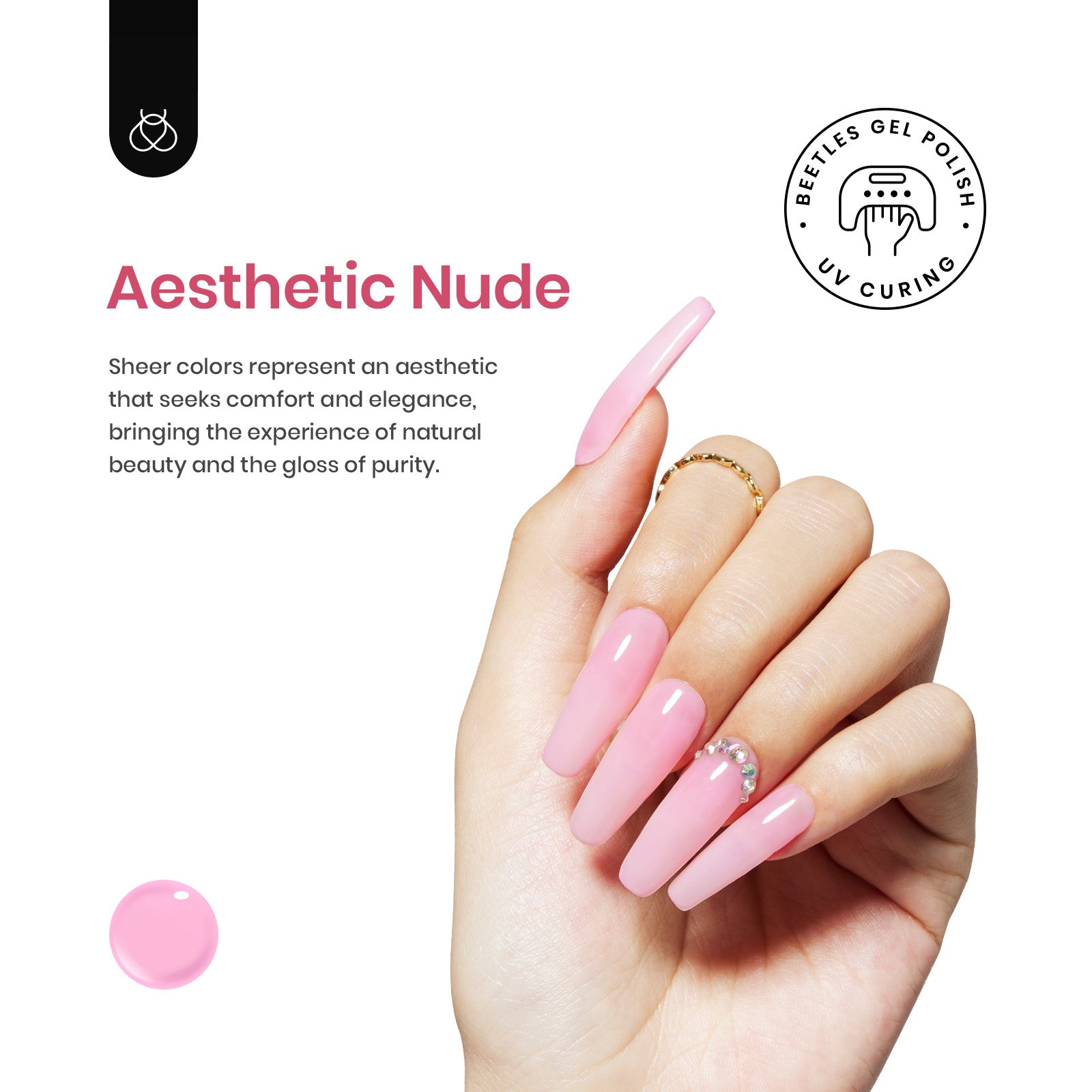 Beetles Gel Polish Unique 6 Different Beetles Nature Series Colors Gel Nail Polish Set, Fall Autumn Winter Spring Summer Party Social Occasions Daily Life Gel Nail Polish Kit Gift for Holiday