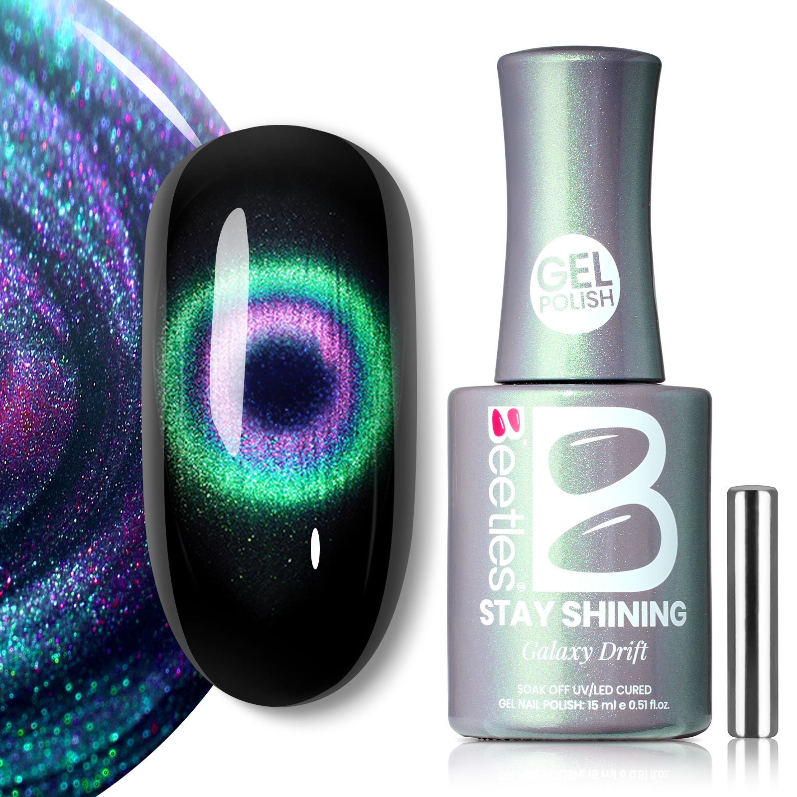 Beetles Gel Polish GALAXY DRIFT - 15ml of Endless Journey