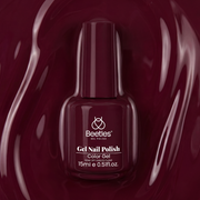 Beetles Merlot Wine Nails  Gel Polish 15ml Dark Maroon Red Gel Nail Polish