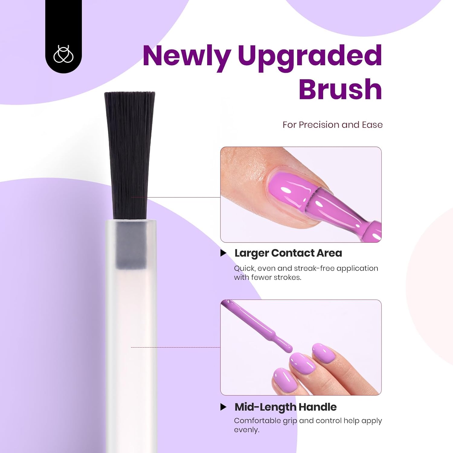 Hema Free Wisteria Whisper Summer Nails  - Colorful Bottle 6 Color Each 15ml Gel Polish