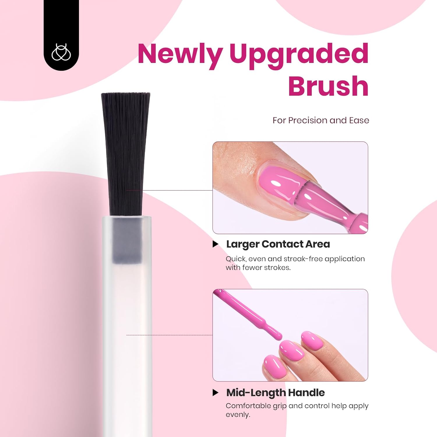 Hema Free Romantic Blush Spring Nails - Colorful Bottle 6 Color Each 15ml Gel Polish