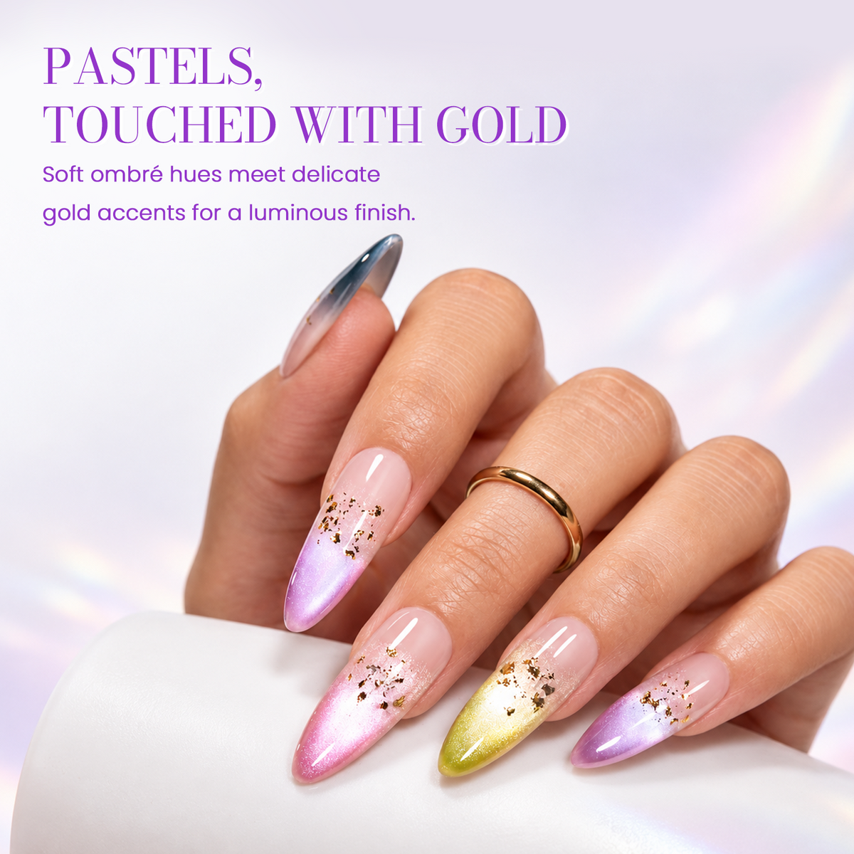(Each 15ML) Luminous Veil-Beetles 30 Colors Gel Nail Polish Set Cat Eye With Display Color Cards