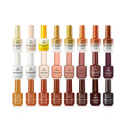 (Each 15ml) Amber Allure - Beetles 23 Colors +1 Blooming Gel Fall Winter Nails Cat Eye Gel Polish Set With Display Color Card