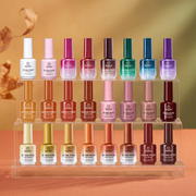 (Each 15ml) Harvest Glow - Beetles 24 Colors Fall Winter Nails Gel Polish Set With Display Color Card