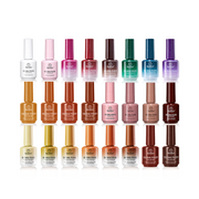 (Each 15ml) Harvest Glow - Beetles 24 Colors Fall Winter Nails Gel Polish Set With Display Color Card