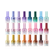(Each 15ml) Magnetic Muse - Beetles 24 Colors Fall Winter Nails Cat Eye Gel Polish Set With Display Color Card