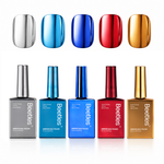 (Each 15ml) Chrome Muse- Beetles 5 Colors Quick-Drying Mirror Rush Nail Polish Set